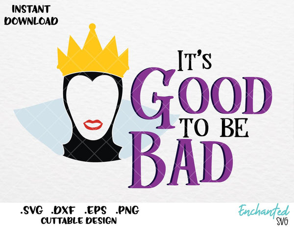 Evil Queen, Villain Inspired Cutting File in SVG, EPS, DXF ...