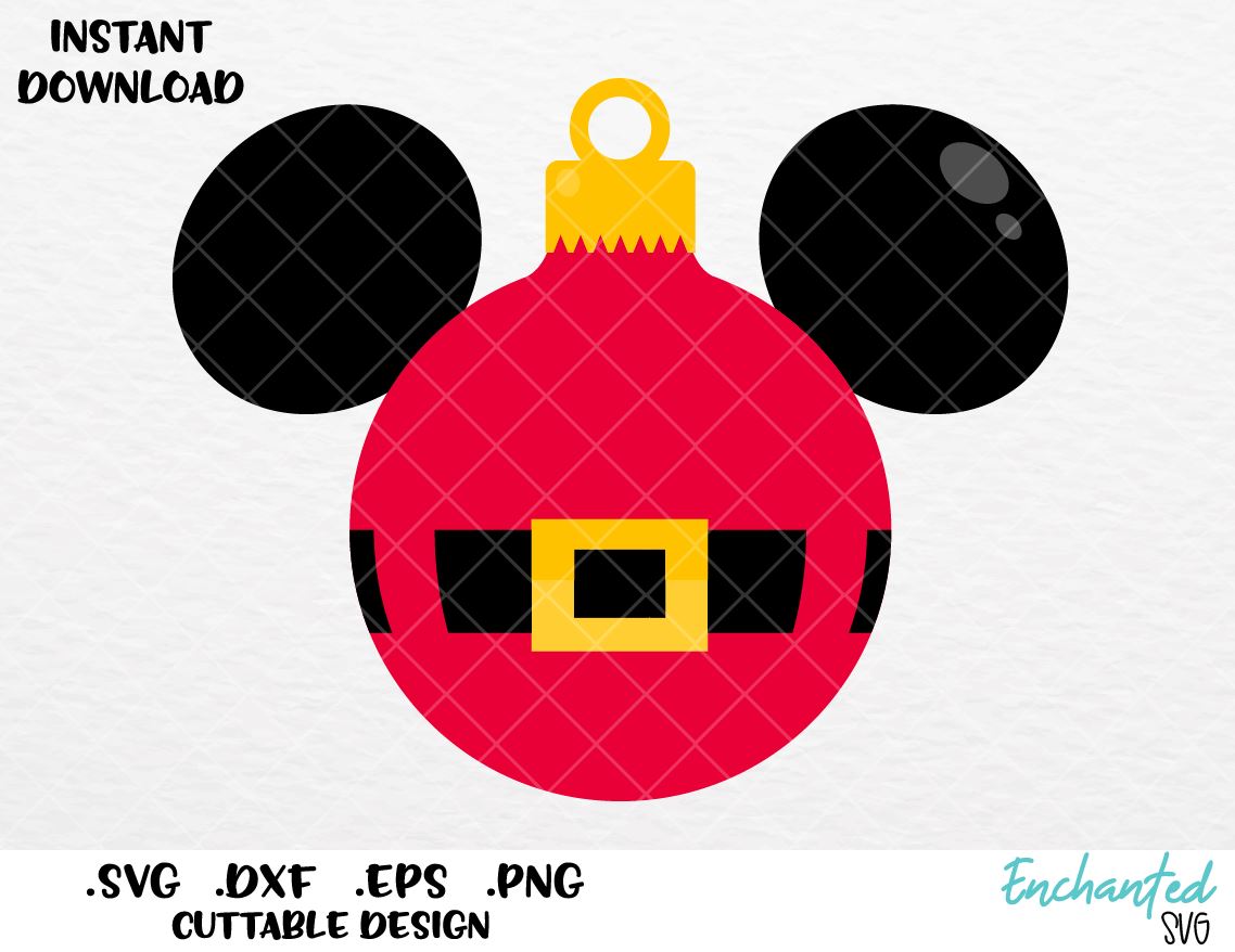 Free Free 101 Disney Christmas Ornament Svg SVG PNG EPS DXF File