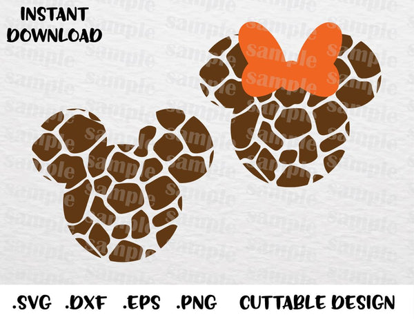 Download Animal Kingdom Mickey And Minnie Mouse Ears Inspired Cutting File In S Enchantedsvg