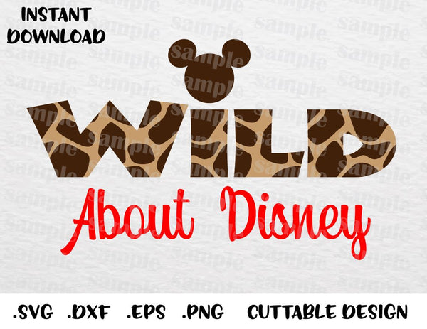 Download Animal Kingdom Mickey Ears Wild Quote Inspired Cutting ...