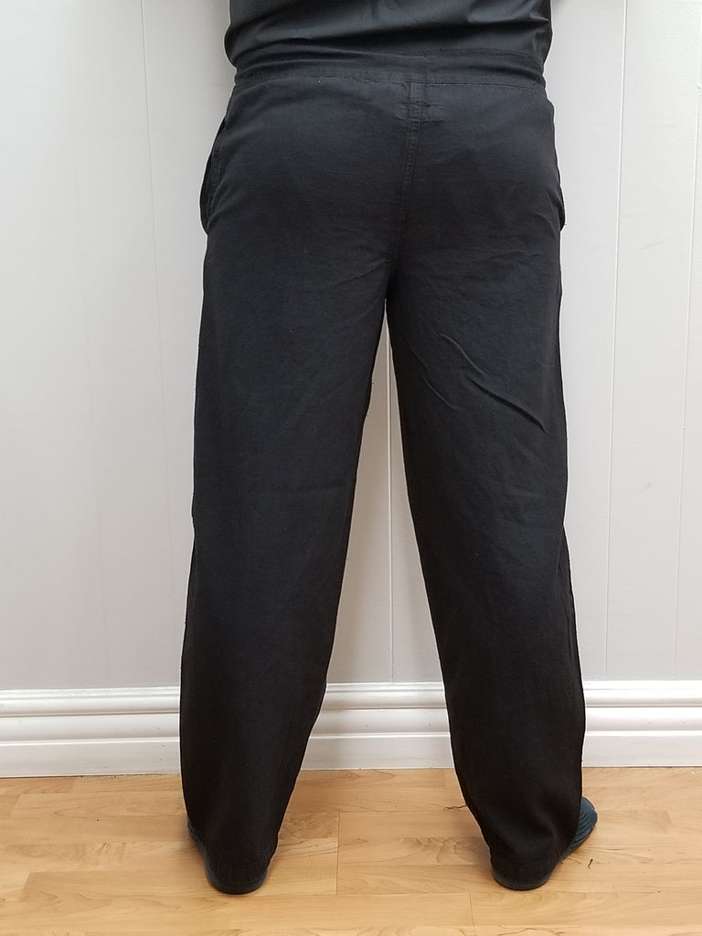 Pull-string Pants Trousers (Black, Brown) - 4530 – Inter-Moden California