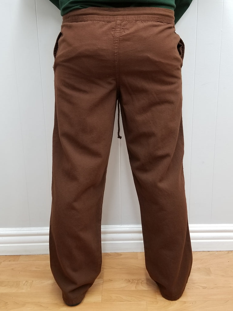 Pull-string Pants Trousers (Black, Brown) - 4530 – Inter-Moden California