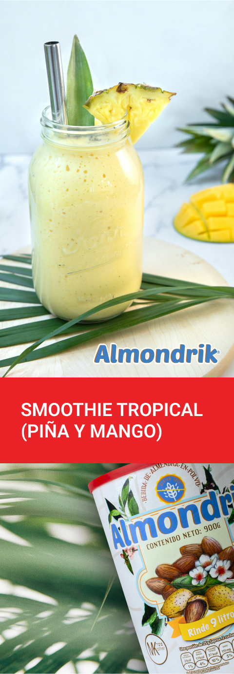 Smoothie tropical (piña y mango) | Blog PRONACEN