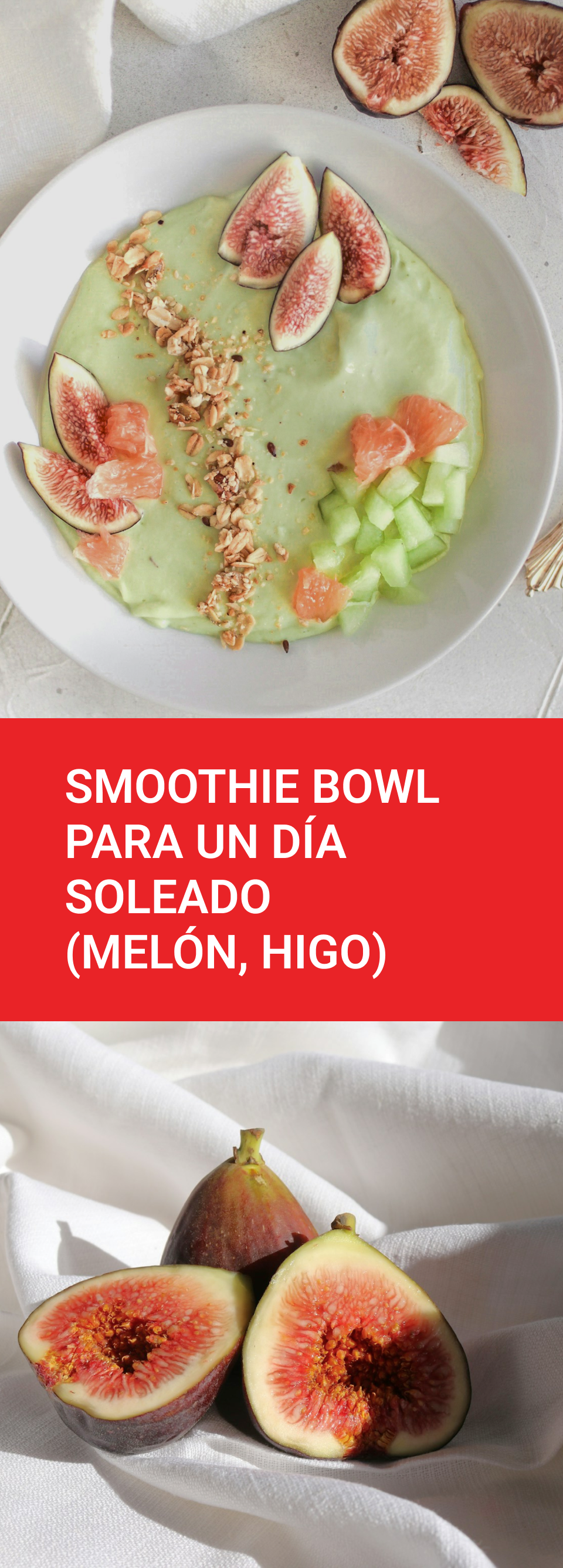 Smoothie bowl para un día soleado (Melón, Higo) | Blog PRONACEN