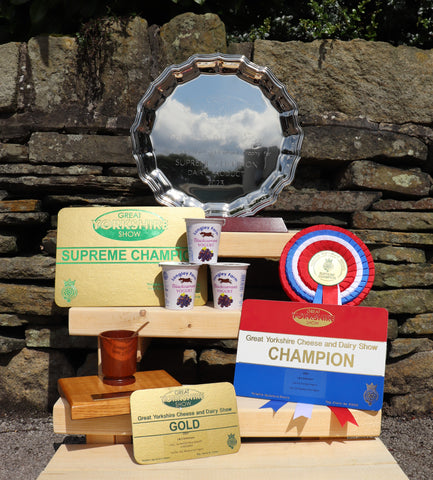 Longley Farm Blackcurrant Yogurt with Yorkshire Show Supreme Champion Dairy Award