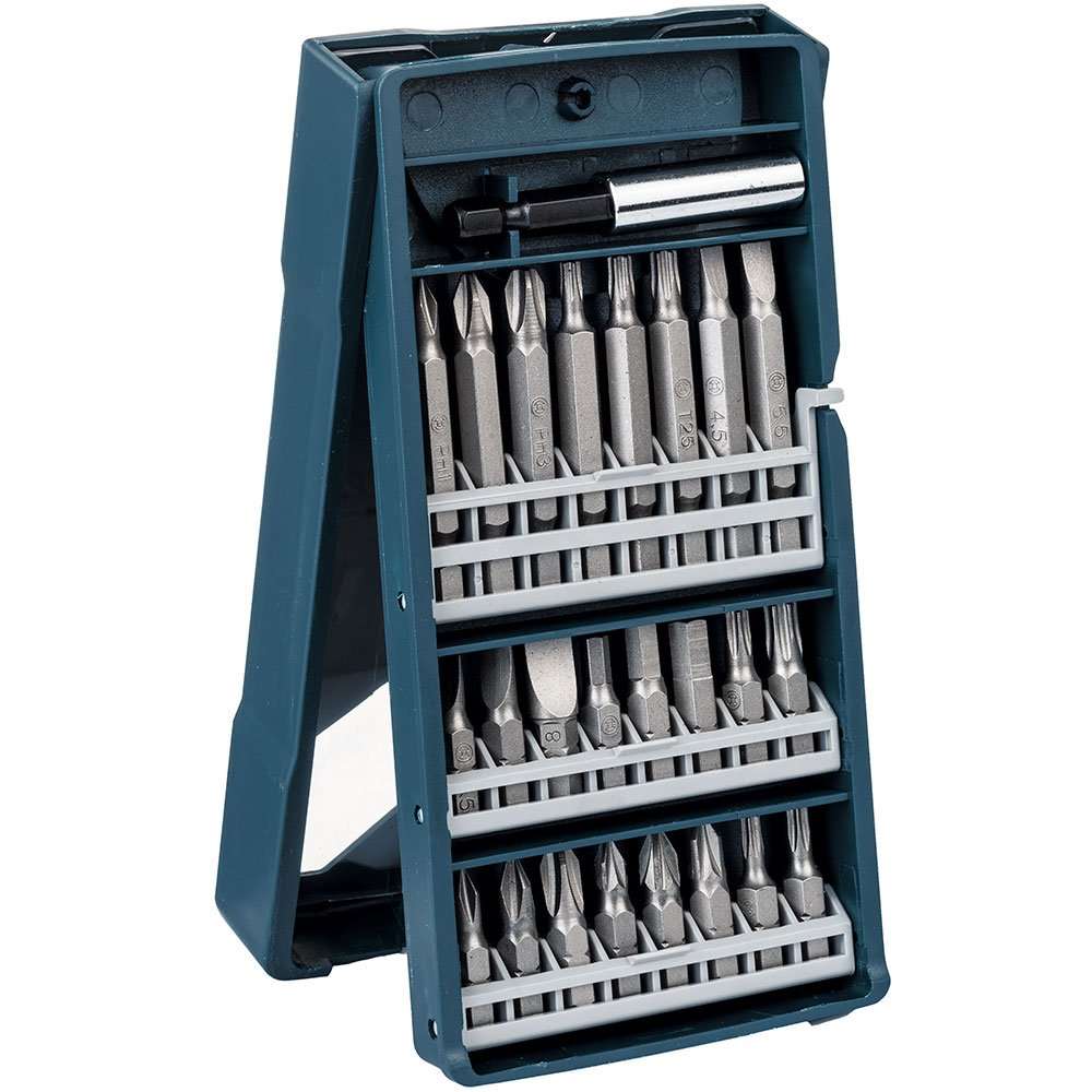  Bosch Professional 2607017464 40 Pieces Drill Set,   Exclusive (Pick and Click, Extra Hard Screwdriver Bits, with Universal  Holder), Set of 40 : Musical Instruments