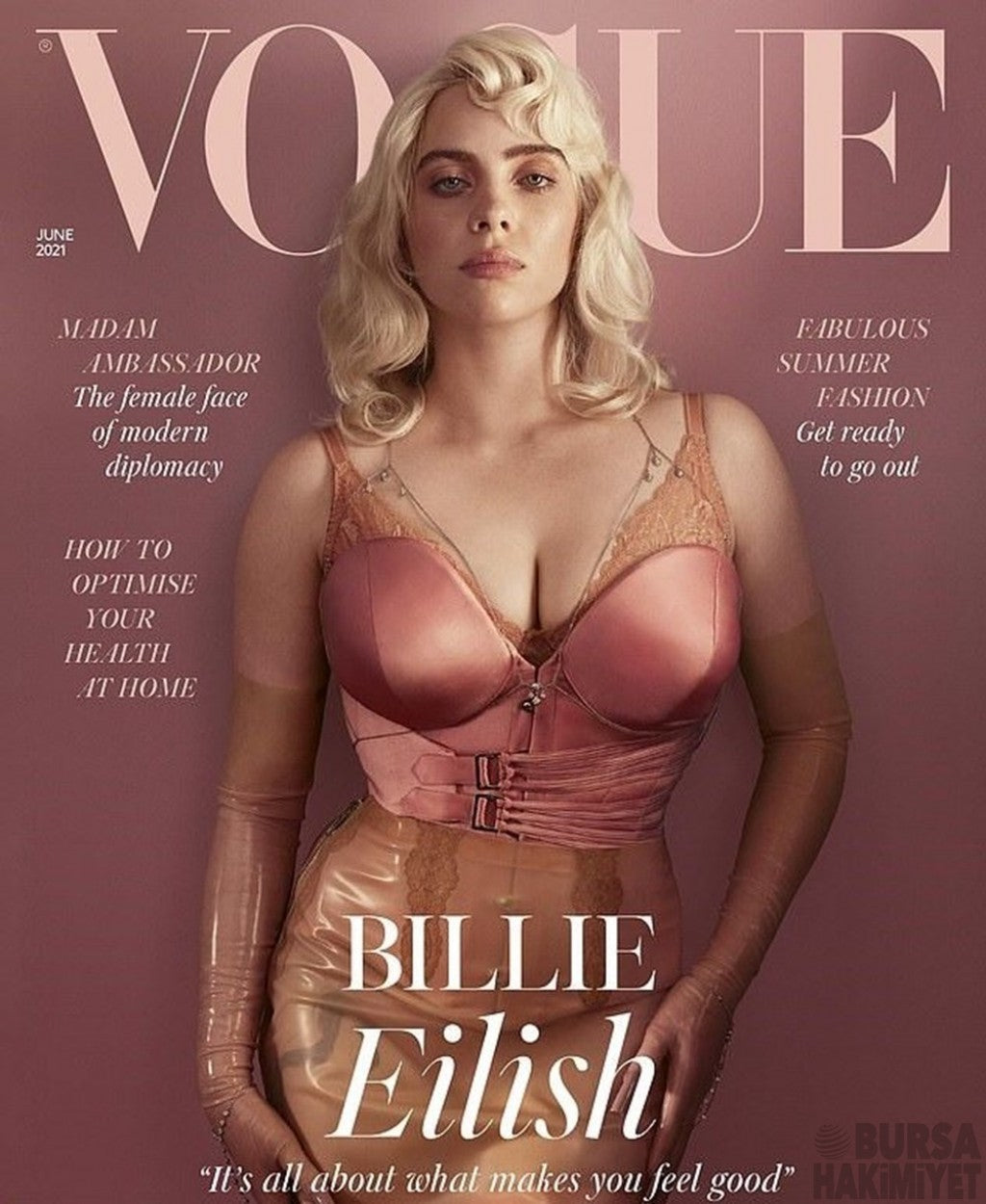 Vogue UK June 2021 Billie Eilish Cover