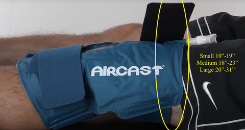 Aircast CryoCuff Knee Size