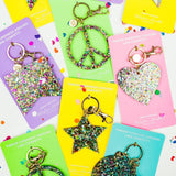 Confetti Banner Keychain
