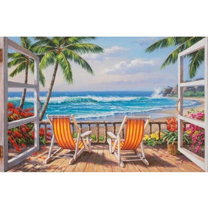 By The Beach 5D DIY Paint By Diamond Kit - Paint by Diamond