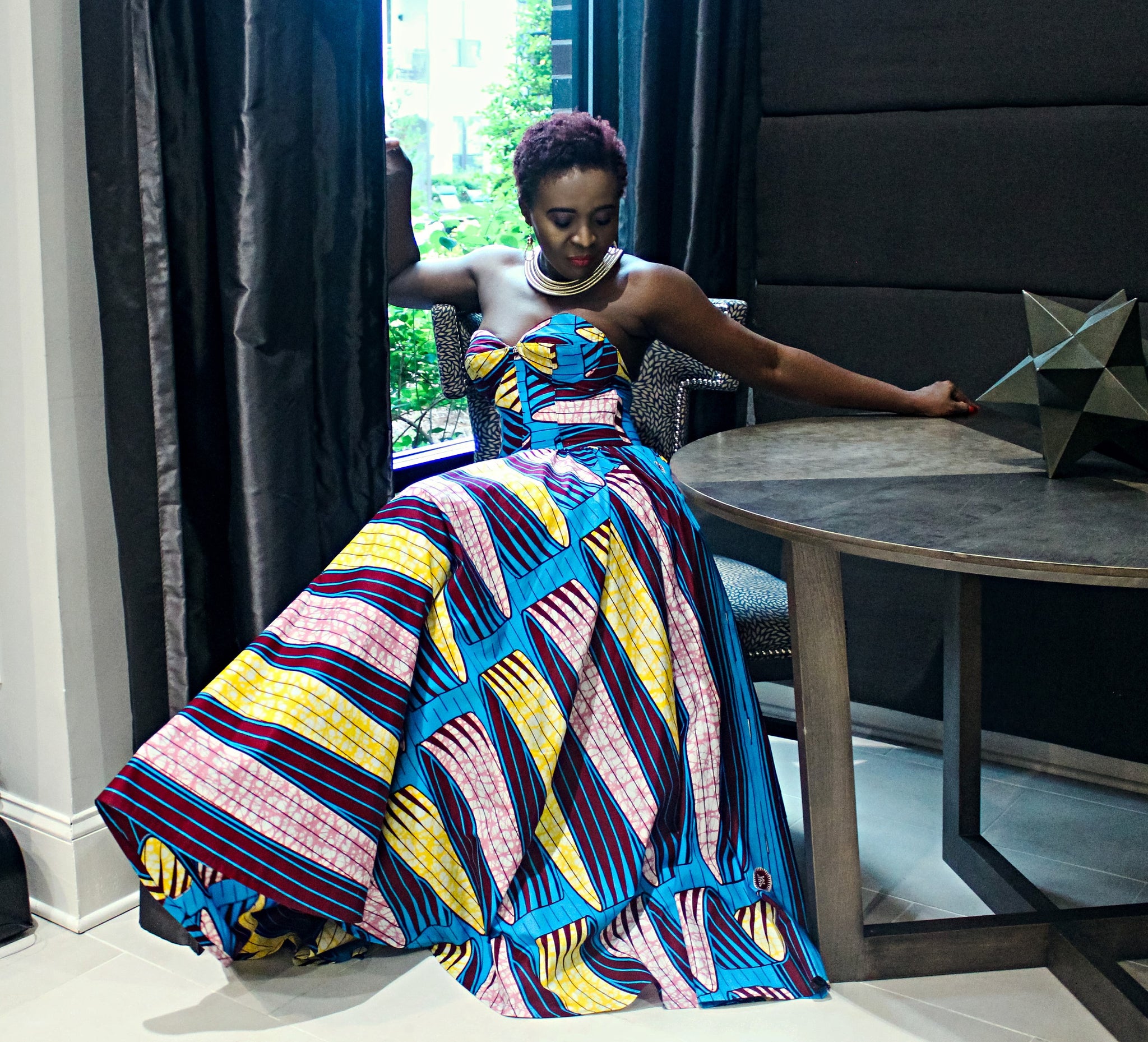 special occasion african print dresses