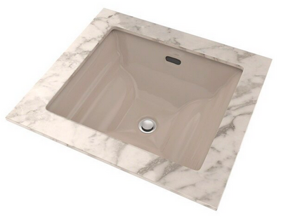 Toto Aimes Rectangular Undermount Bathroom Sink With Cefiontect Bone Lt626g 03