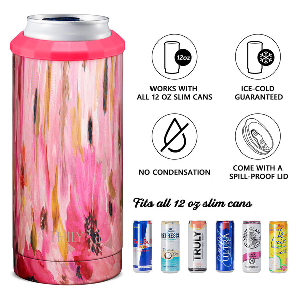 Insulated Slim Can Cooler | Seltzer Cooler | Simple Modern Sweet Taffy