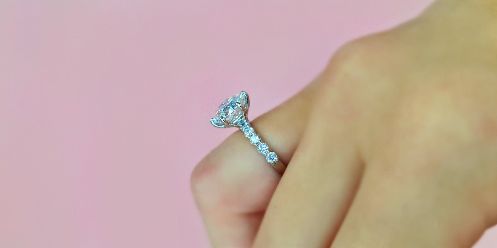 3.5ct round diamond engagement ring