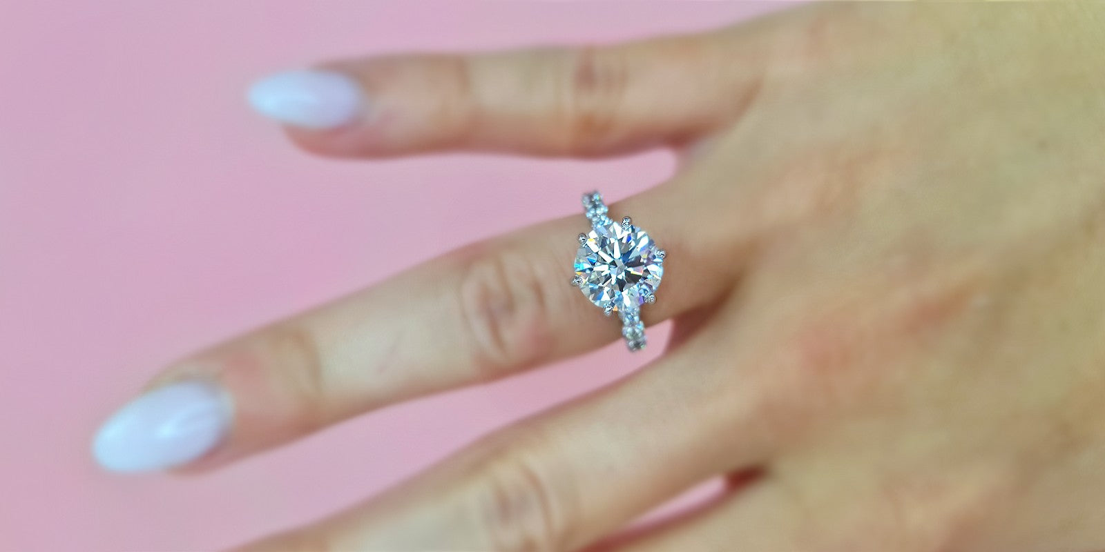 round brilliant cut diamond engagement ring 