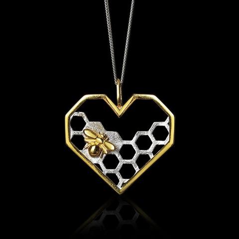 Limited Edition Honeycomb Heart 