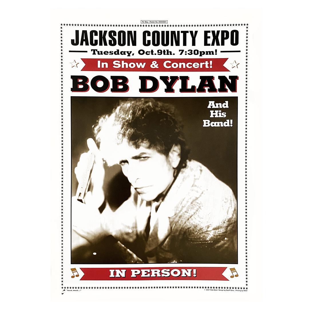 Jackson County Expo Poster Bob Dylan Official Store