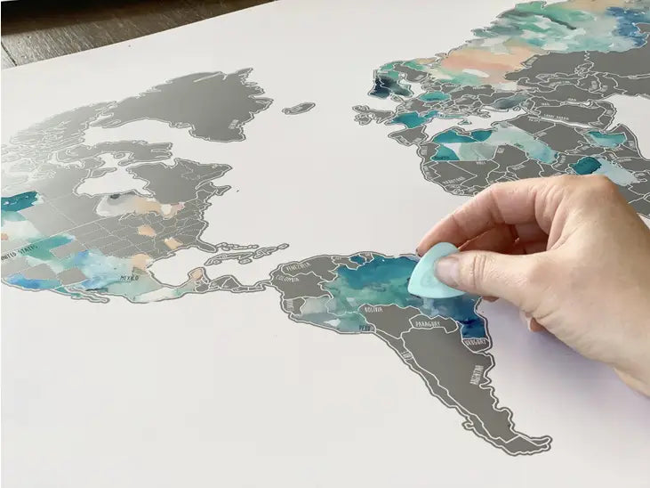 Dreamer World Scratch Off Map