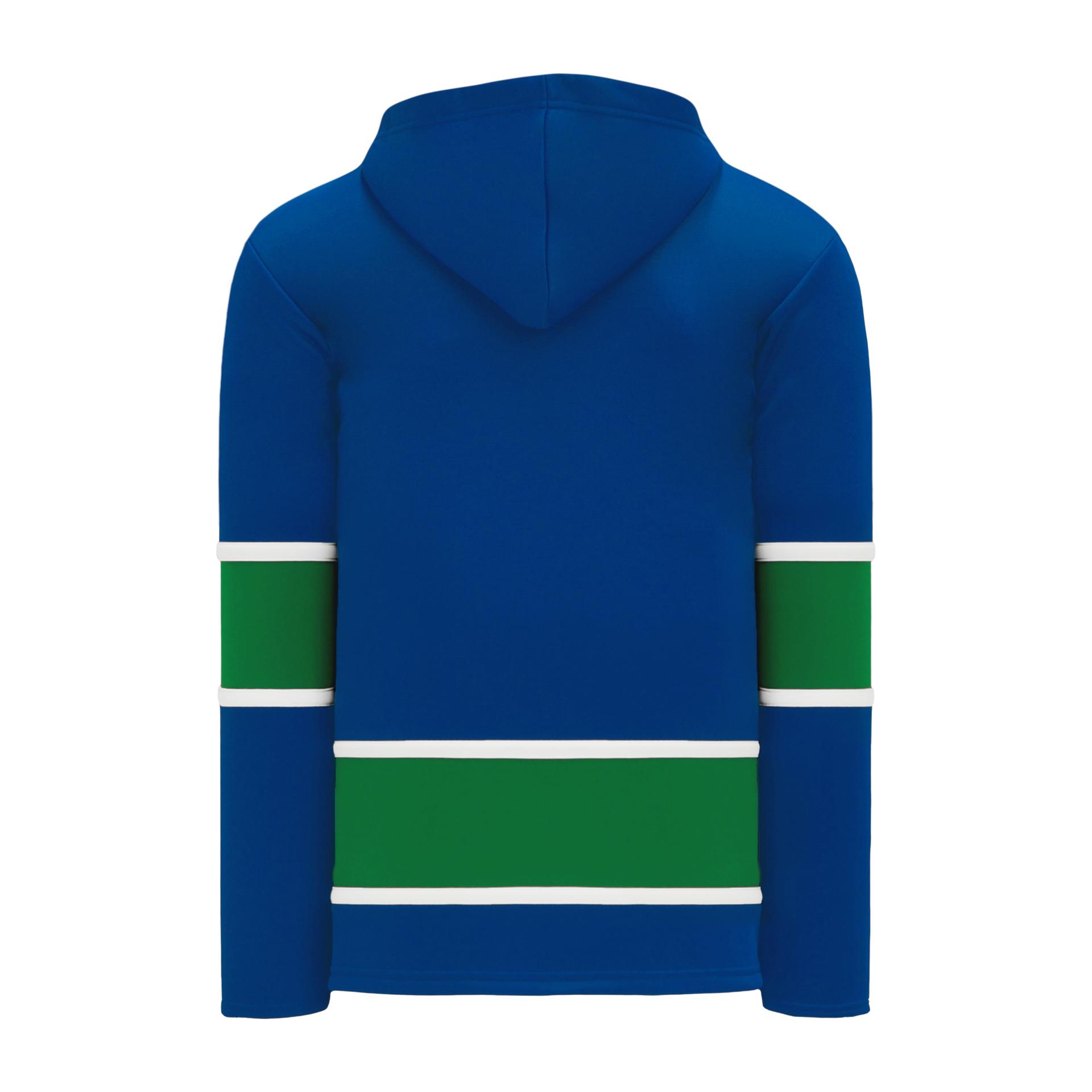 A1850-722 Vancouver Canucks Blank Hockey Lace Hoodie ...