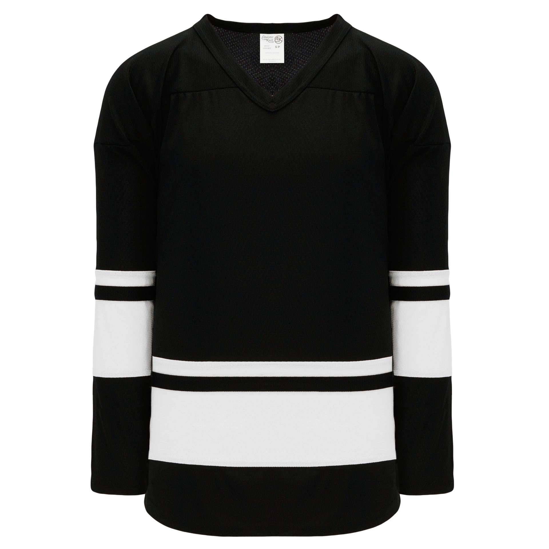 blank black hockey jersey