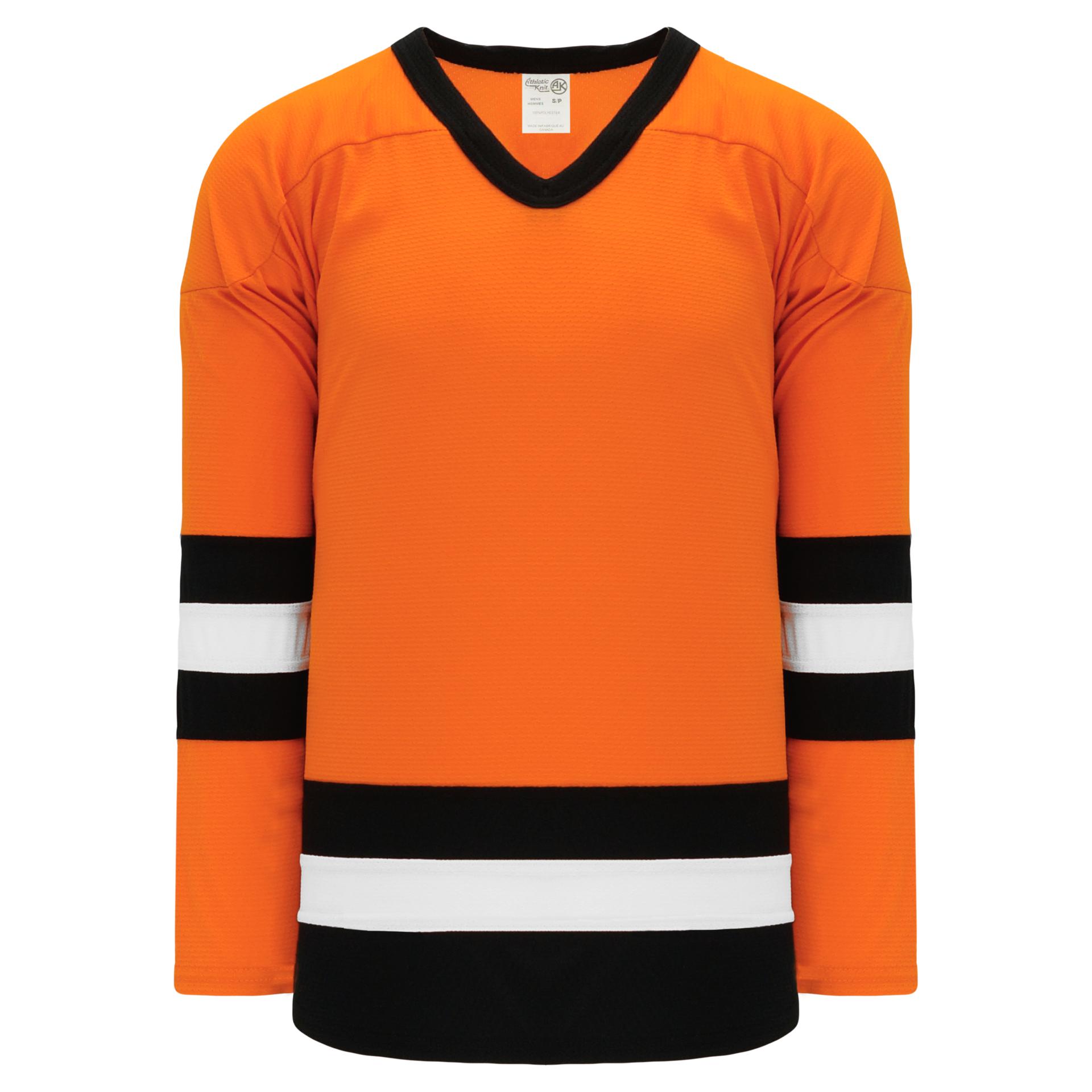 orange and black jerseys