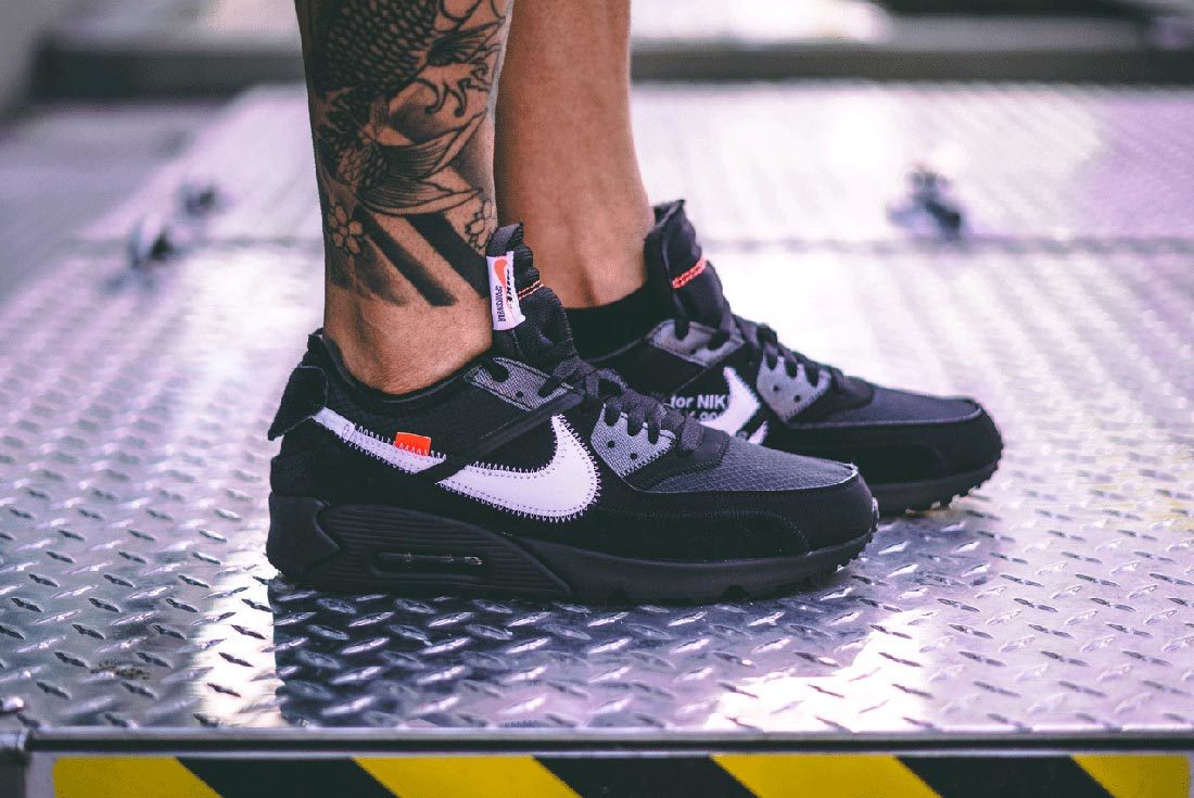 Off-White X Nike Air Max 90 'Black 