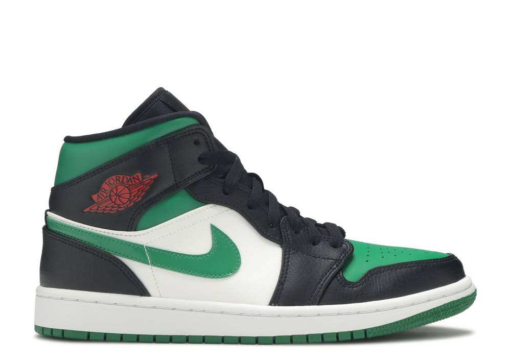 air jordan mid green toe