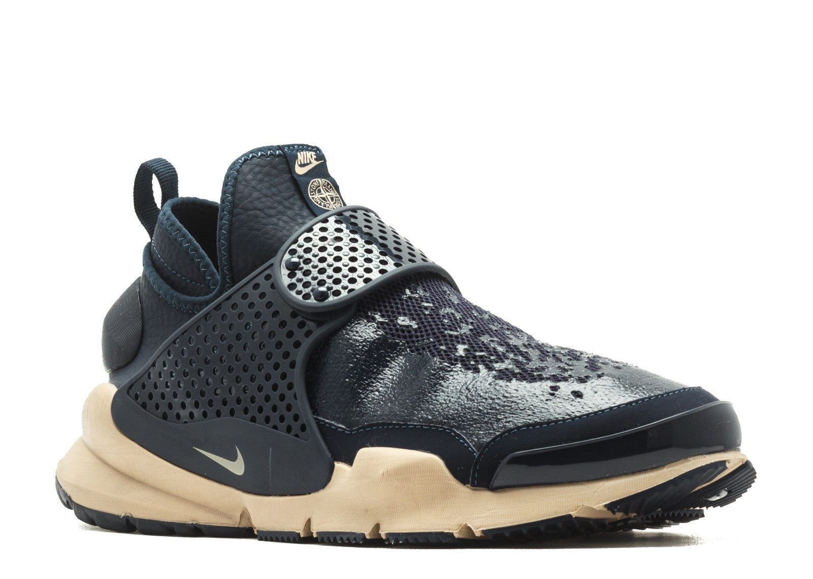 nike sock dart mid stone island obsidian