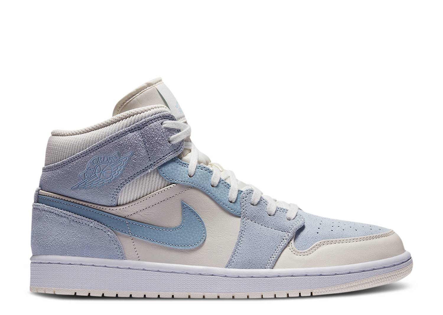 air jordan 1 mid summit white celestine blue