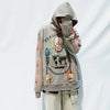 Graphic Hoodie: ‘Lonely Place’ with Skeleton