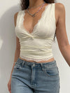 Lacework Crop Top / Streetwear / Vintage / Retro / Y2K Clothing / Cottagecore - XoKool