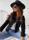 Suedette biker jacket - XoKool