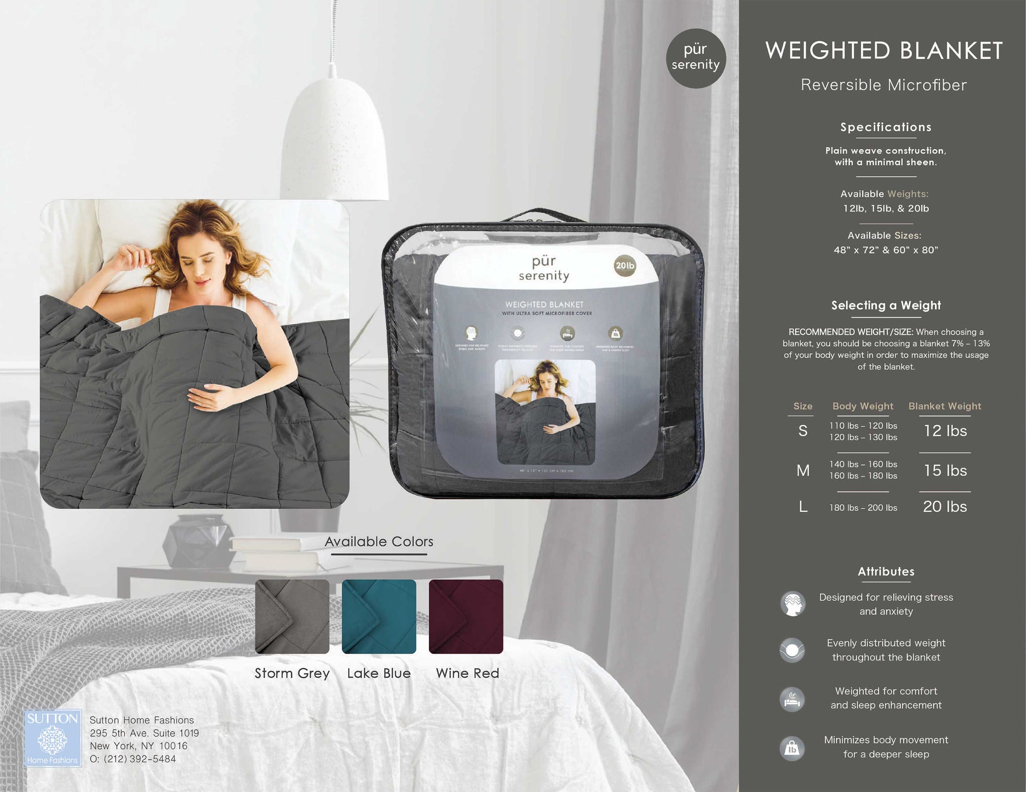 Weighted Blanket Shopping Guide 2019 – Sutton Home Fashions