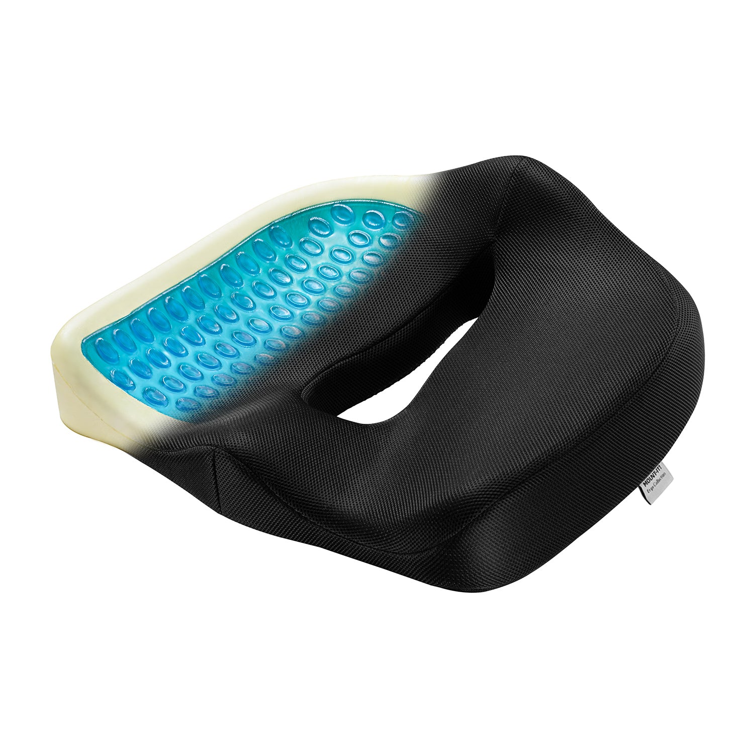 Mars Wellness Orthopedic Gel Memory Foam Coccyx Seat Cushion