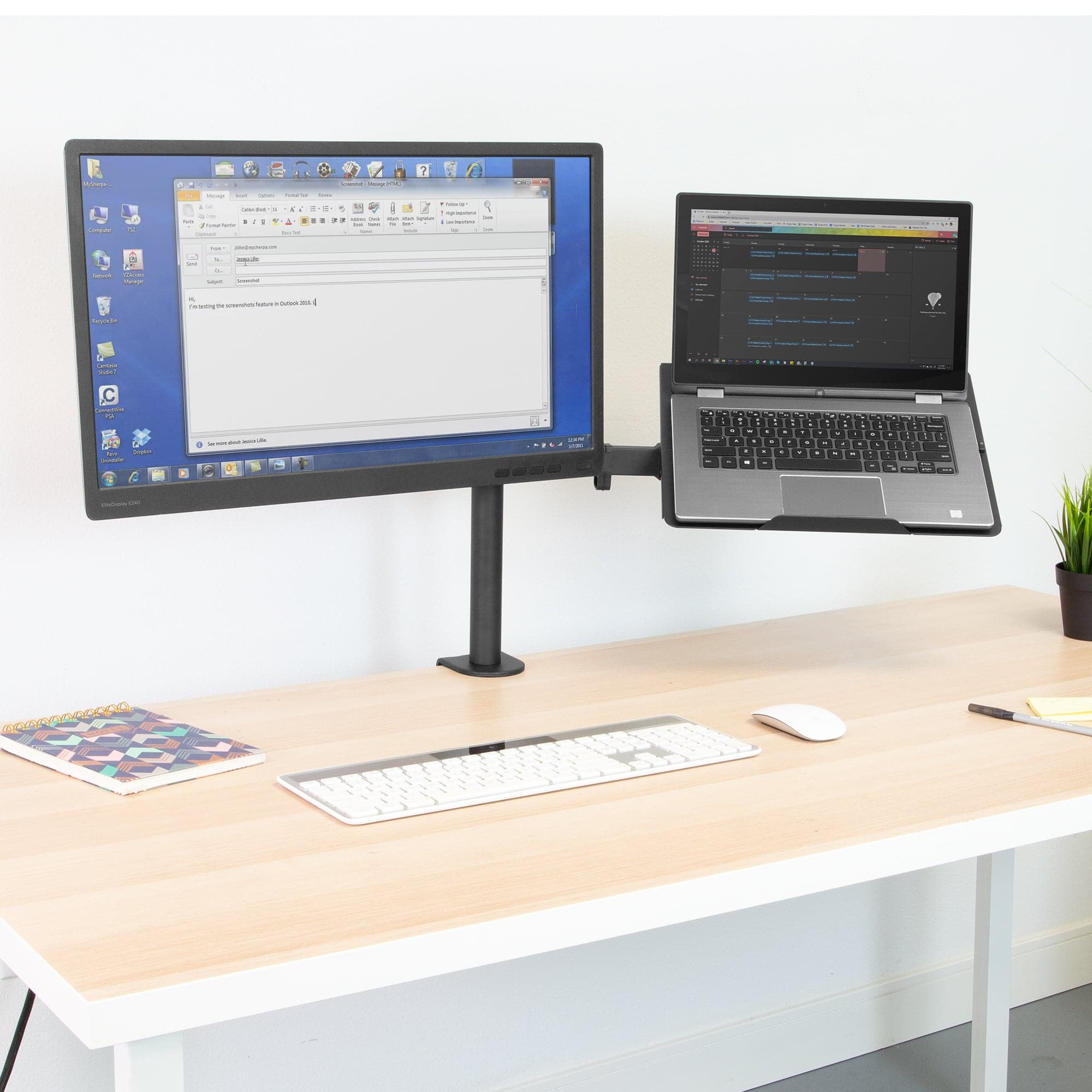 Onderverdelen Beschuldiging Iets Laptop Desk Stand and Monitor Mount – Mount-It!