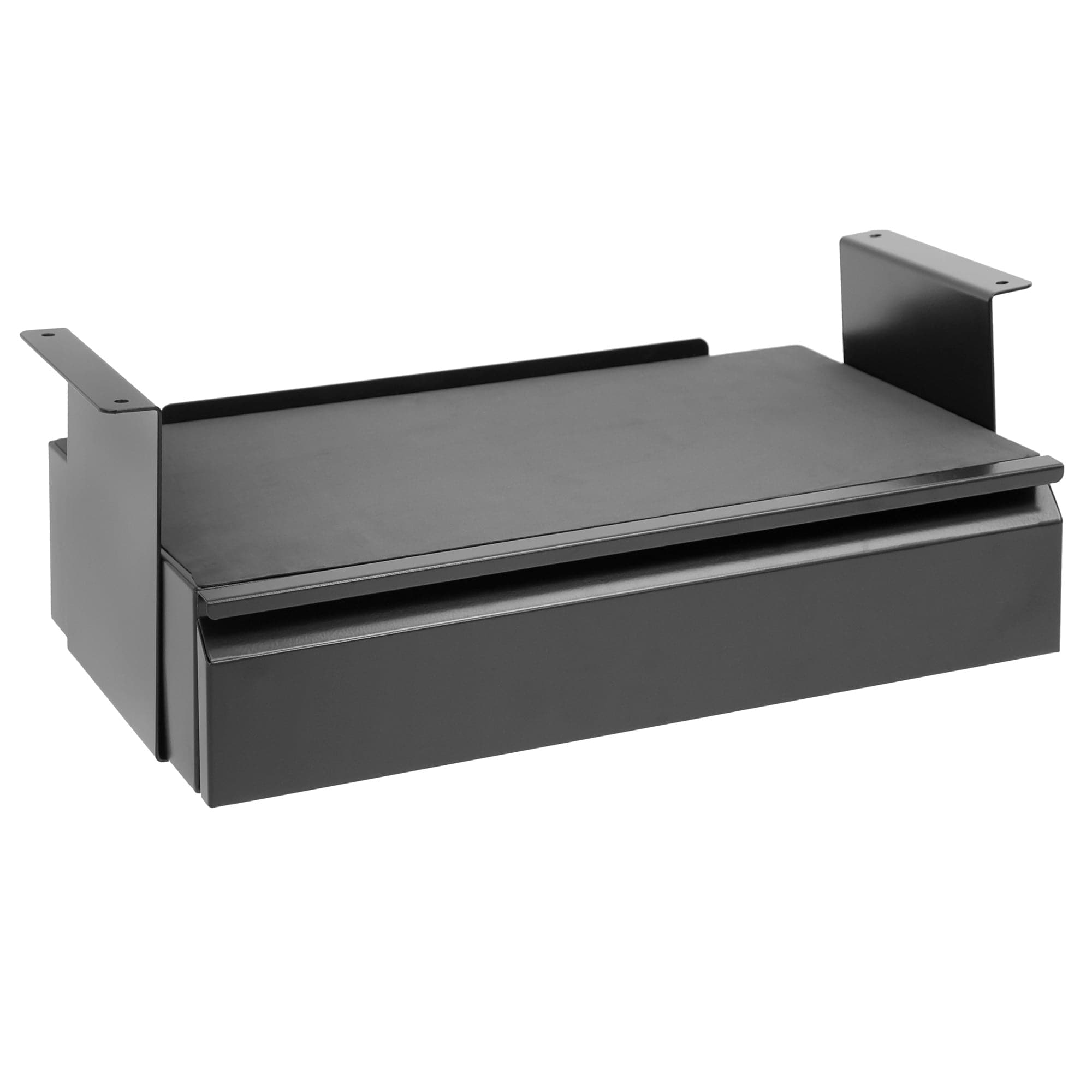 Under Desk Pull Out Drawer Kit With Shelf Mi 7291 Mount It