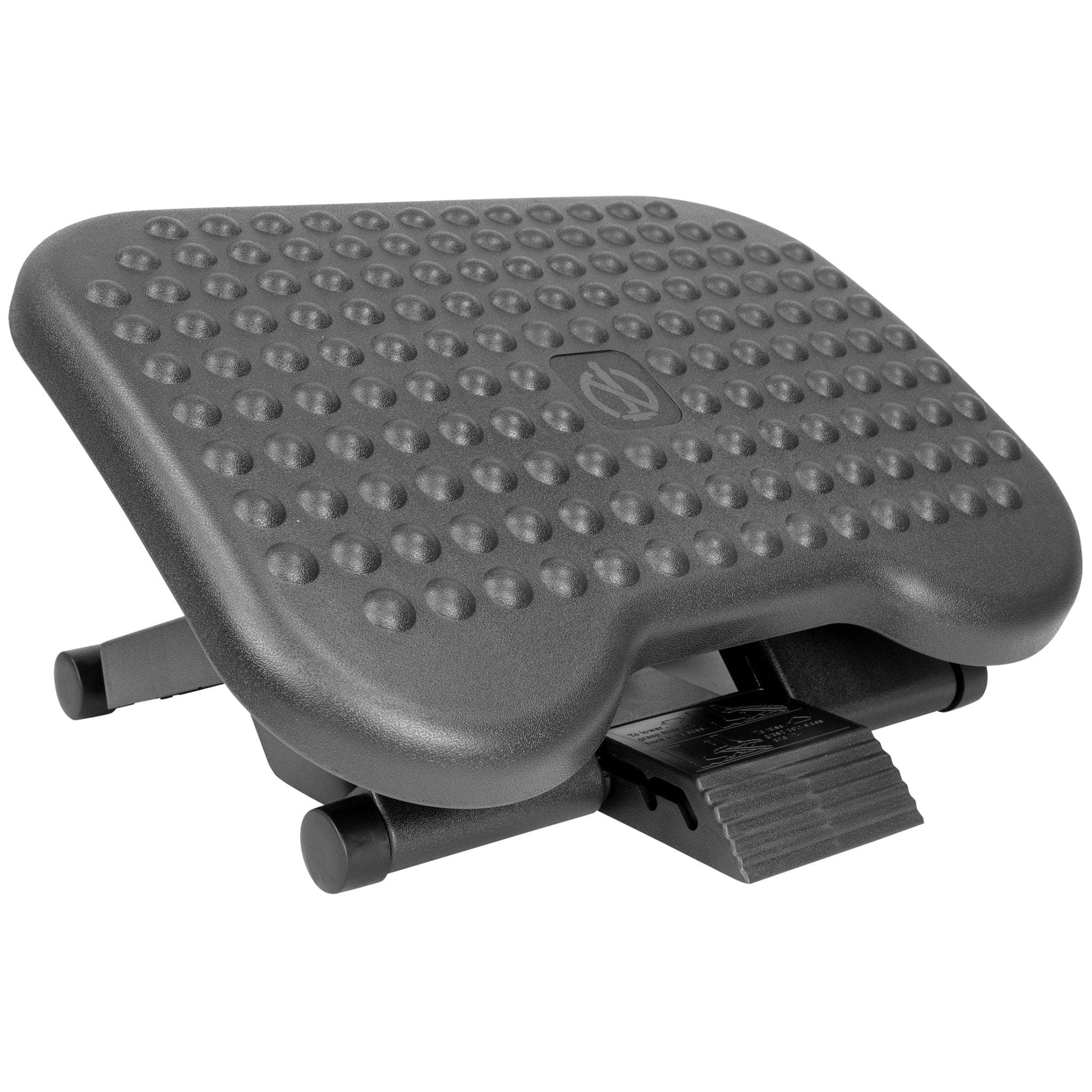 Under Desk Footrest, Adjustable Angle and Massaging Rollers, 18 x 13 Inches – MI-7808 - by Mount-It!