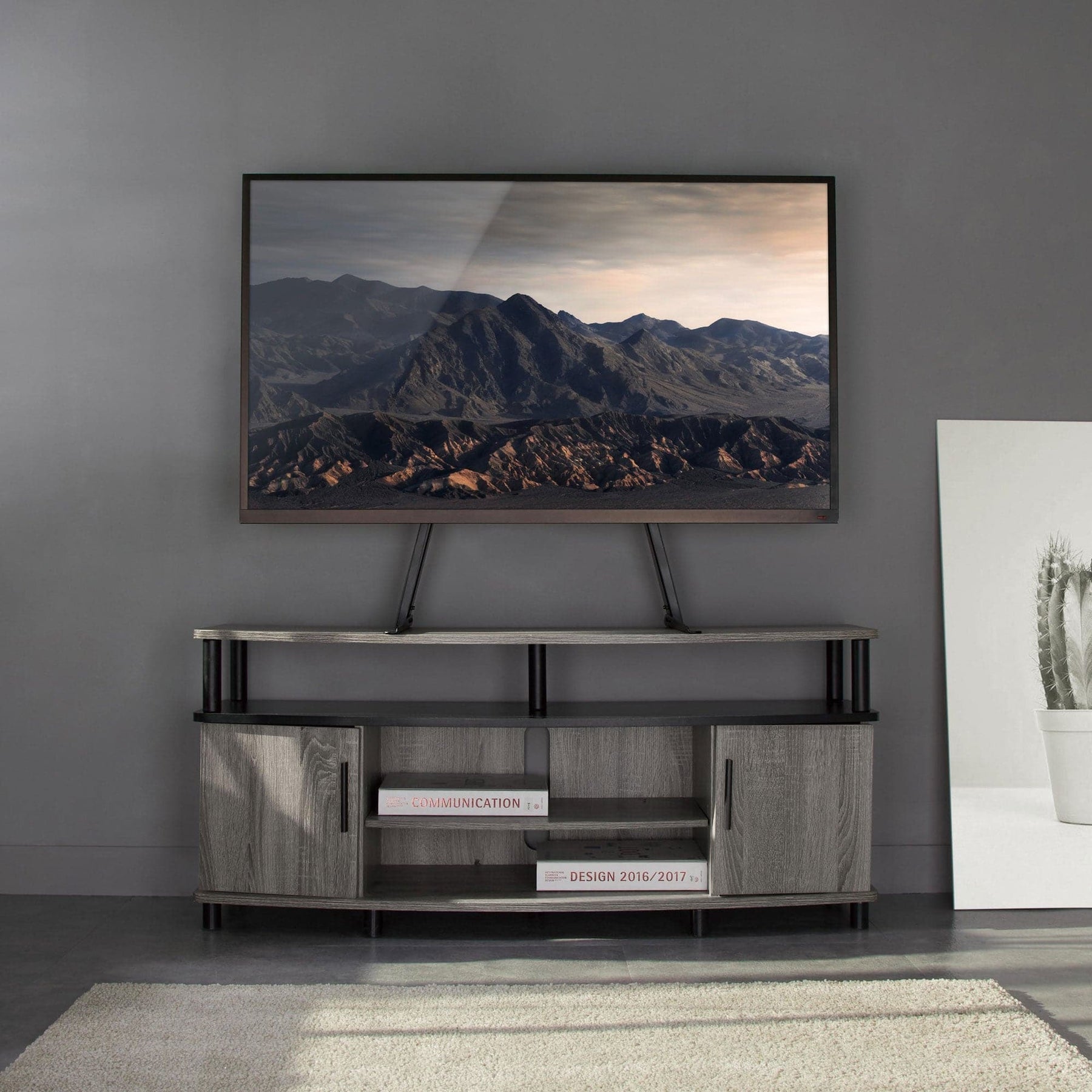 table top tv stand with soundbar