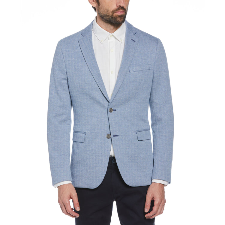 Buy Men's 2 Button Herringbone Blazer Jacket Lightweight Casual