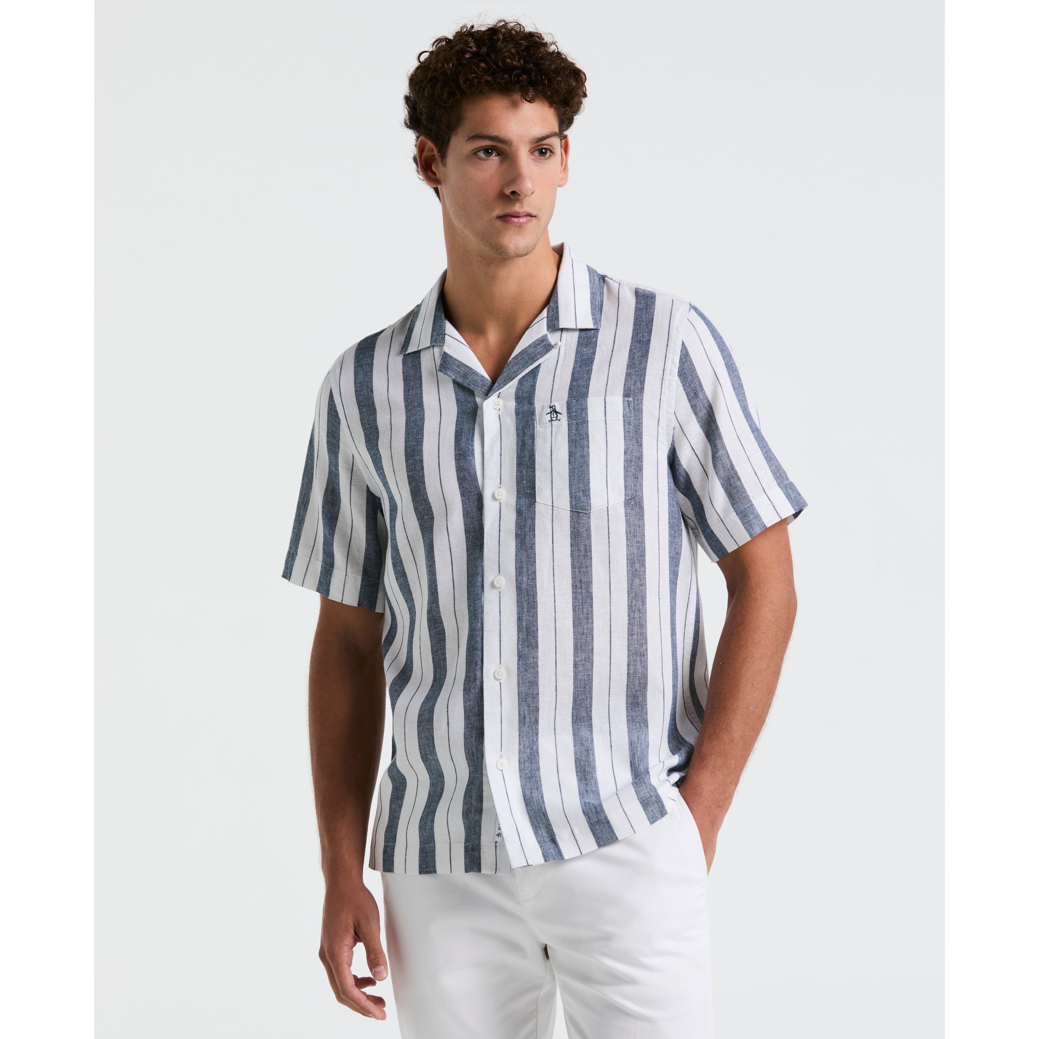 Camp Vertical Stripe Pocket Shirt