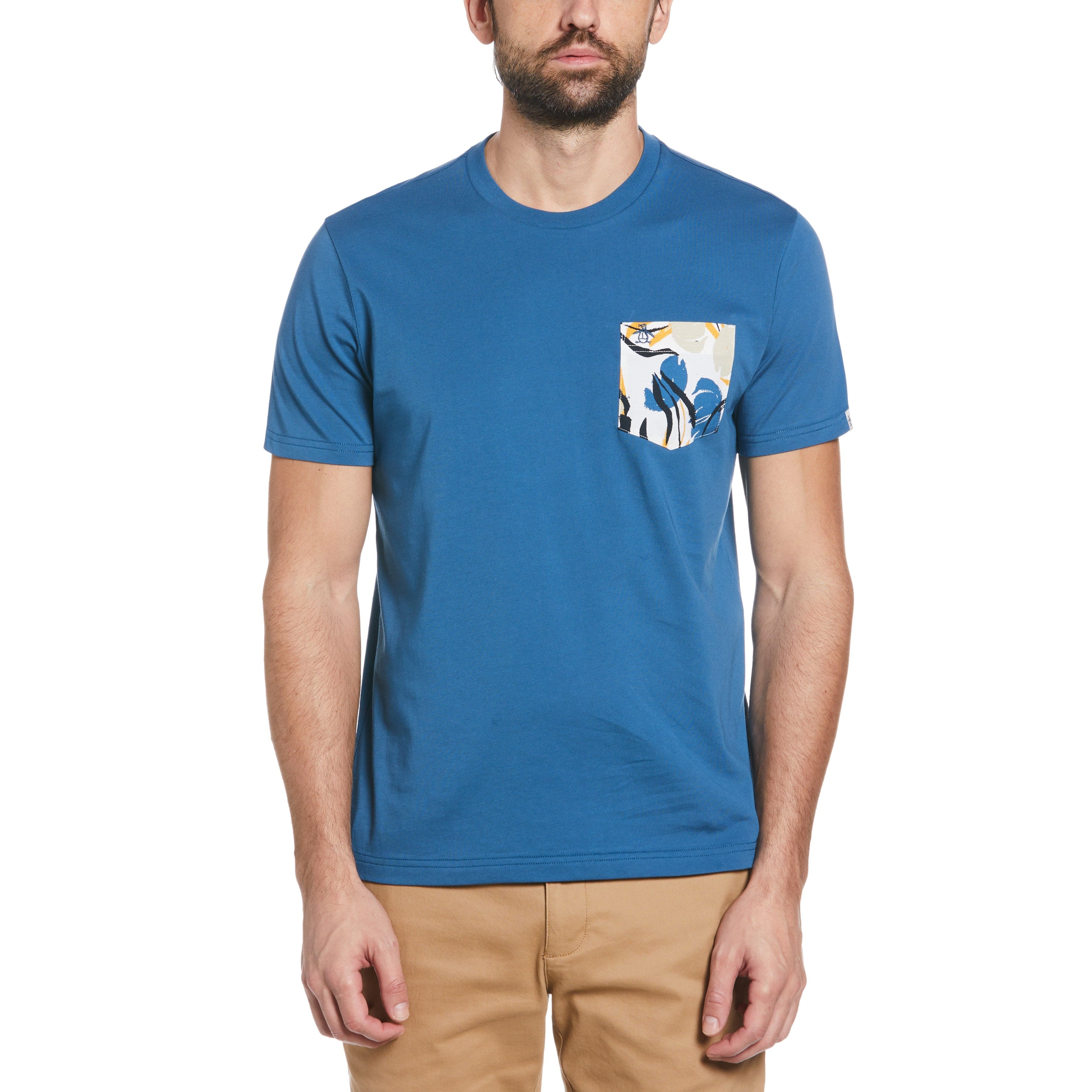 Pocket | US Original Tropical Collage Tee Penguin