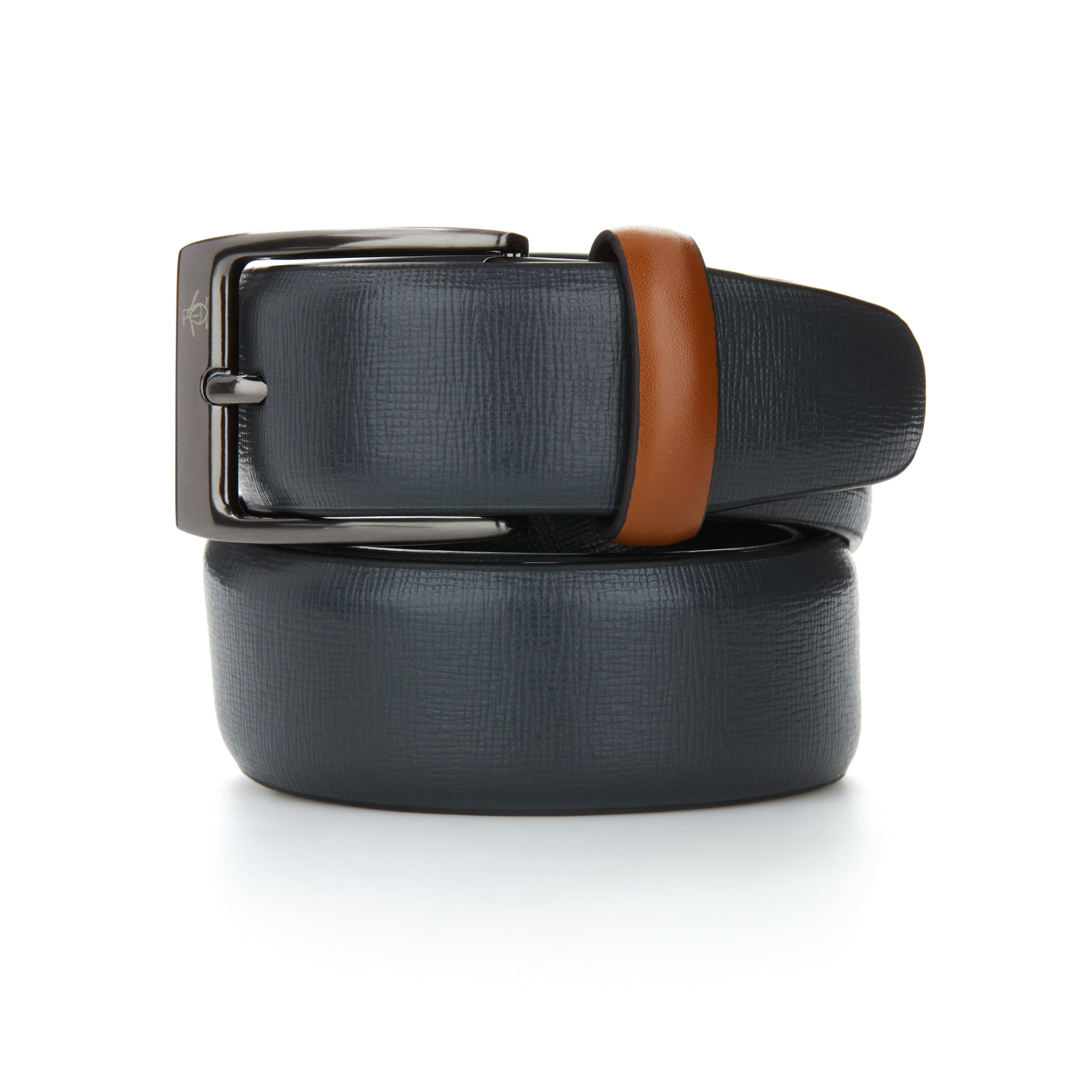 Ricky belt BLACK/RED/GUNMETAL CLASSIC LEATHER - Men Belts