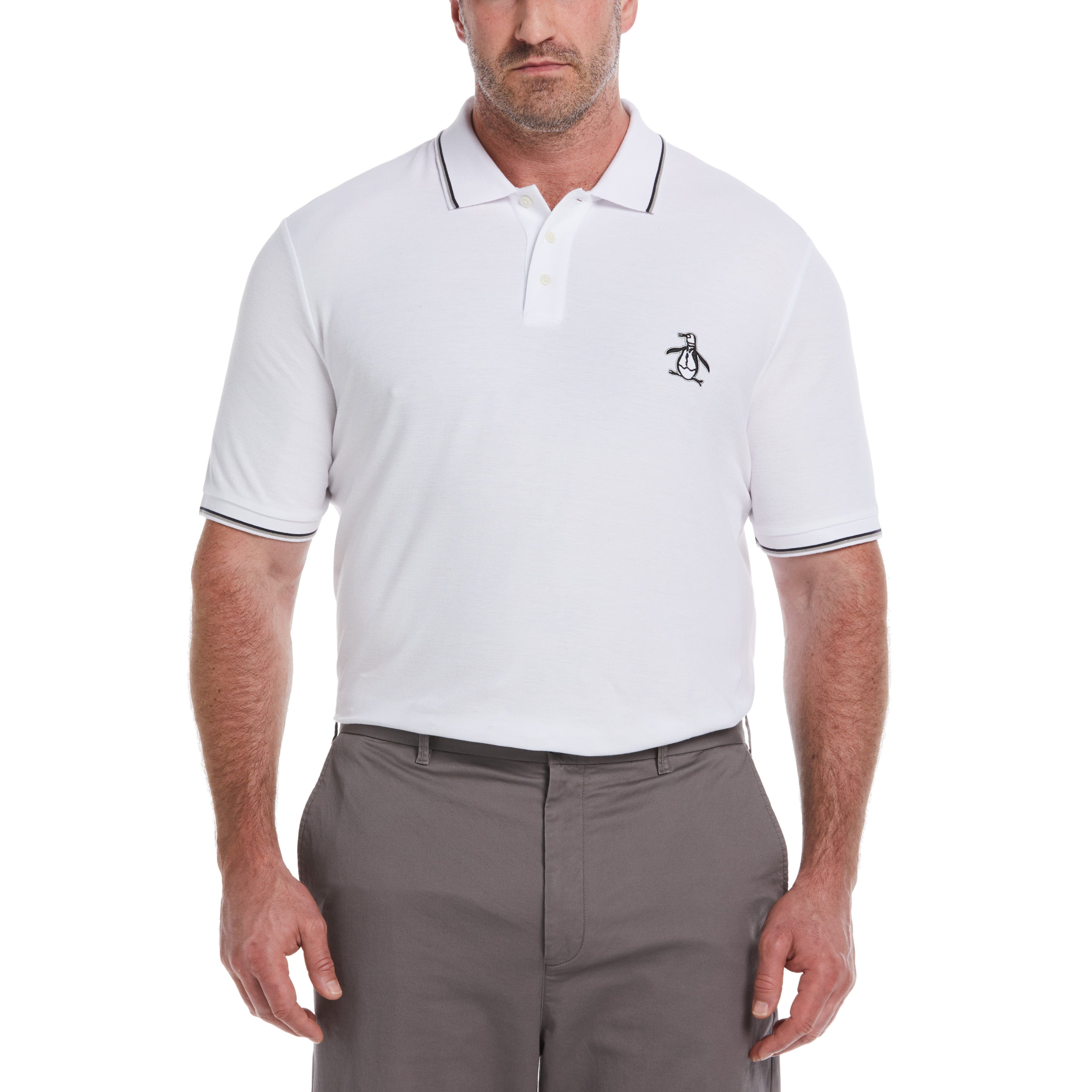 Big & Tall Mega Pete Pique Polo | Original Penguin US