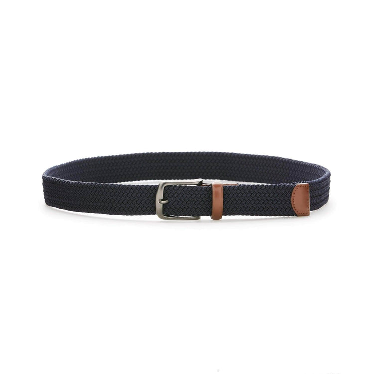 Pebble Beach Solid Braided Stretch Belt