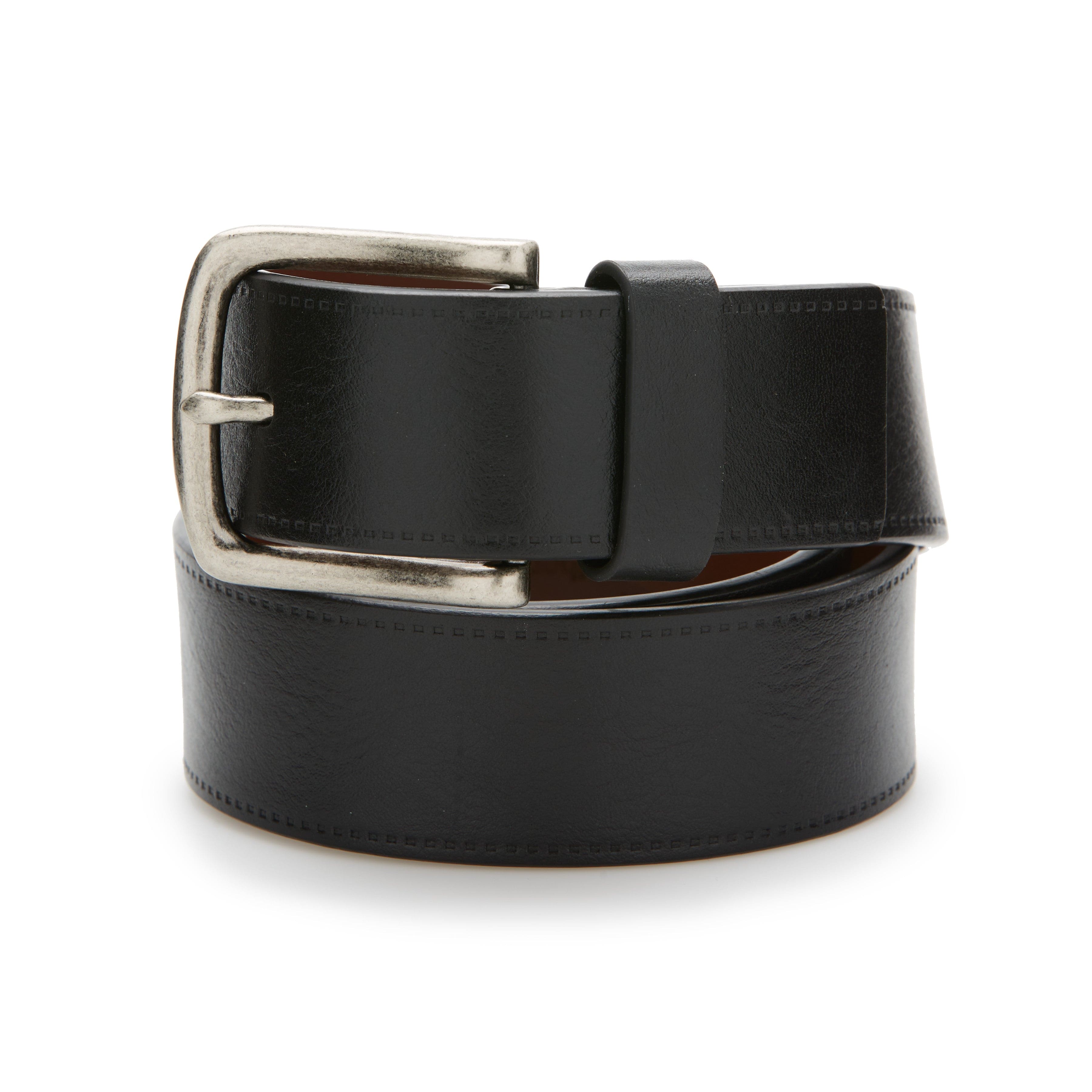 LOUIS VUITTON City Reversible Leather Belt Black 100/40-US