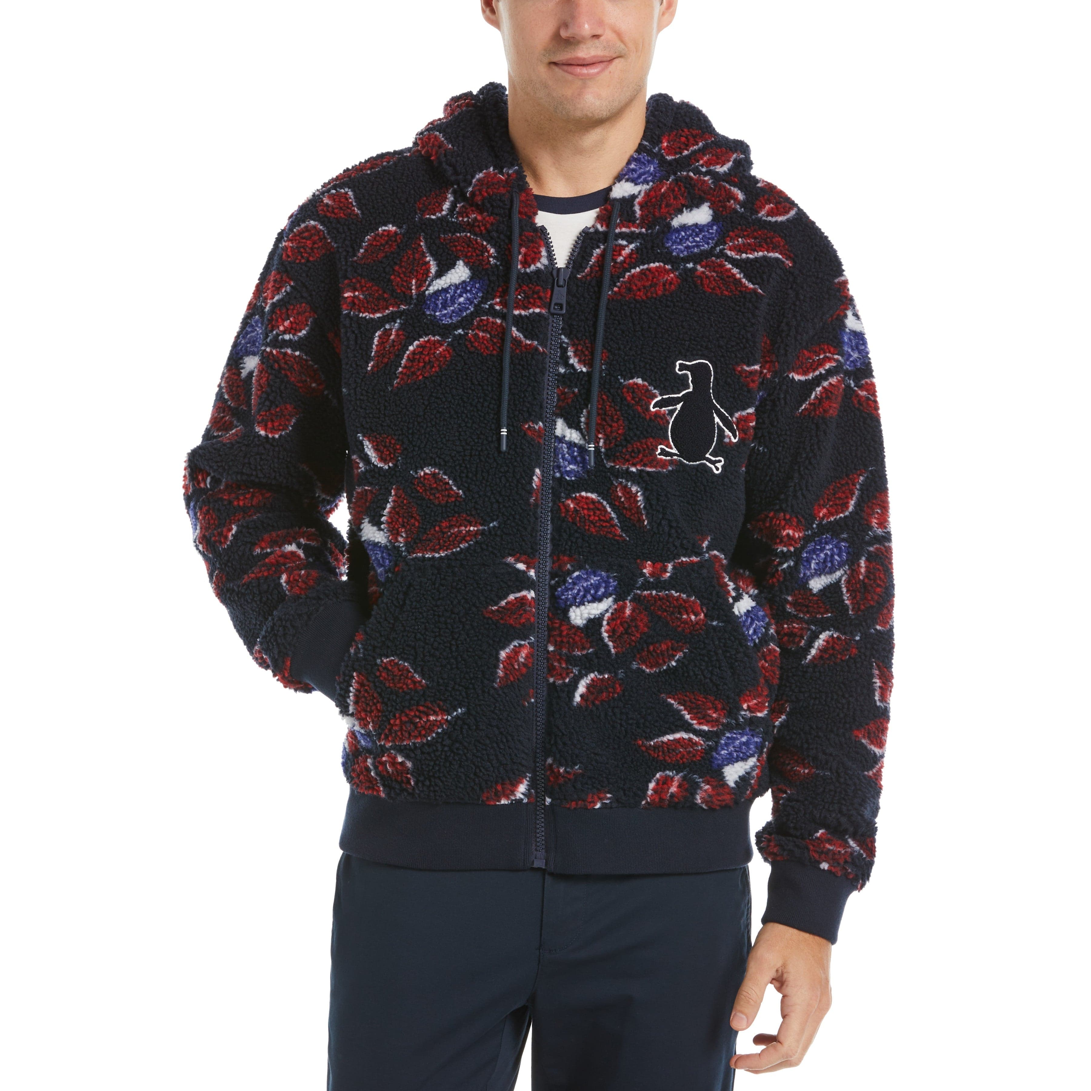 Floral Fleece Track Jacket | Original Penguin US