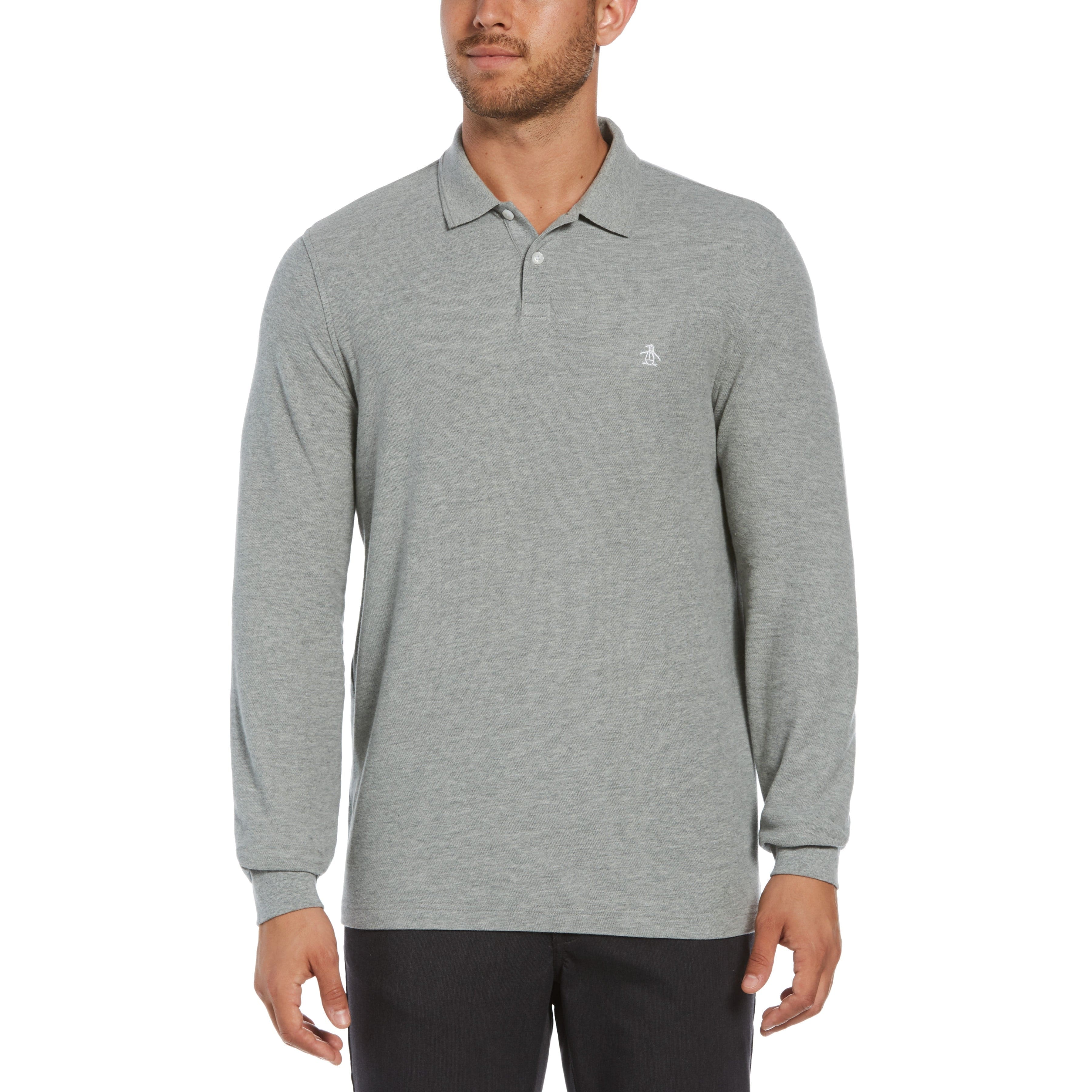 Long Sleeve Pique Polo | Original Penguin US