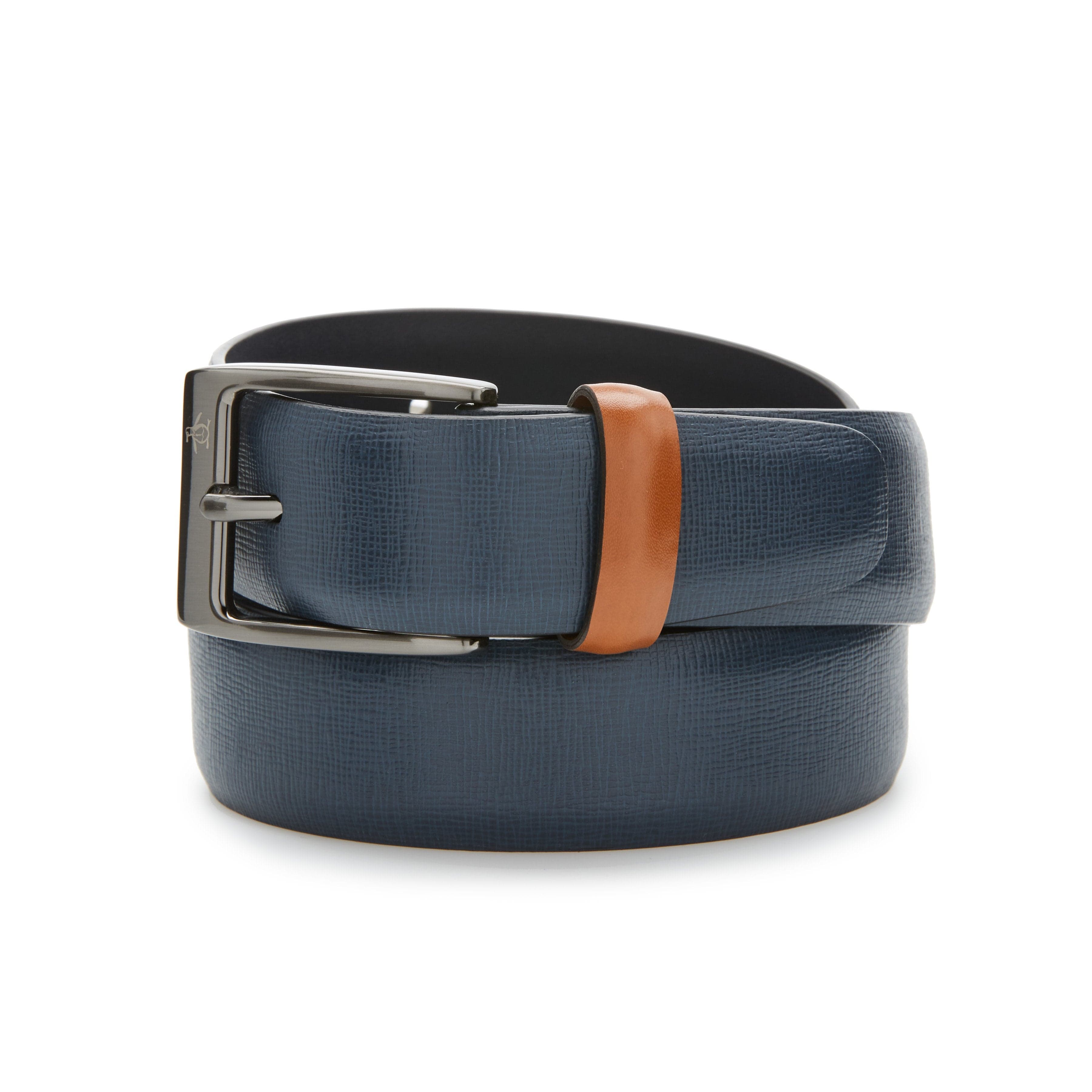 Men's Navy Belt and Buckle