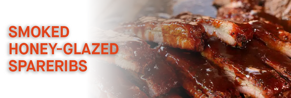 Smoked Honey Glazed Spareribs