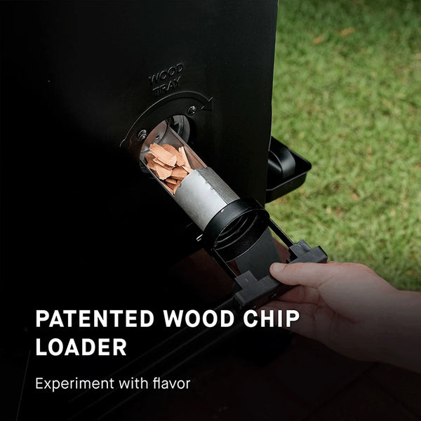 Patented Wood Chip Loader: experiment with flavor